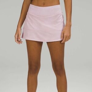 NWOT Lululemon Pace Revival Mid-Rise Skirt - Pink Peony